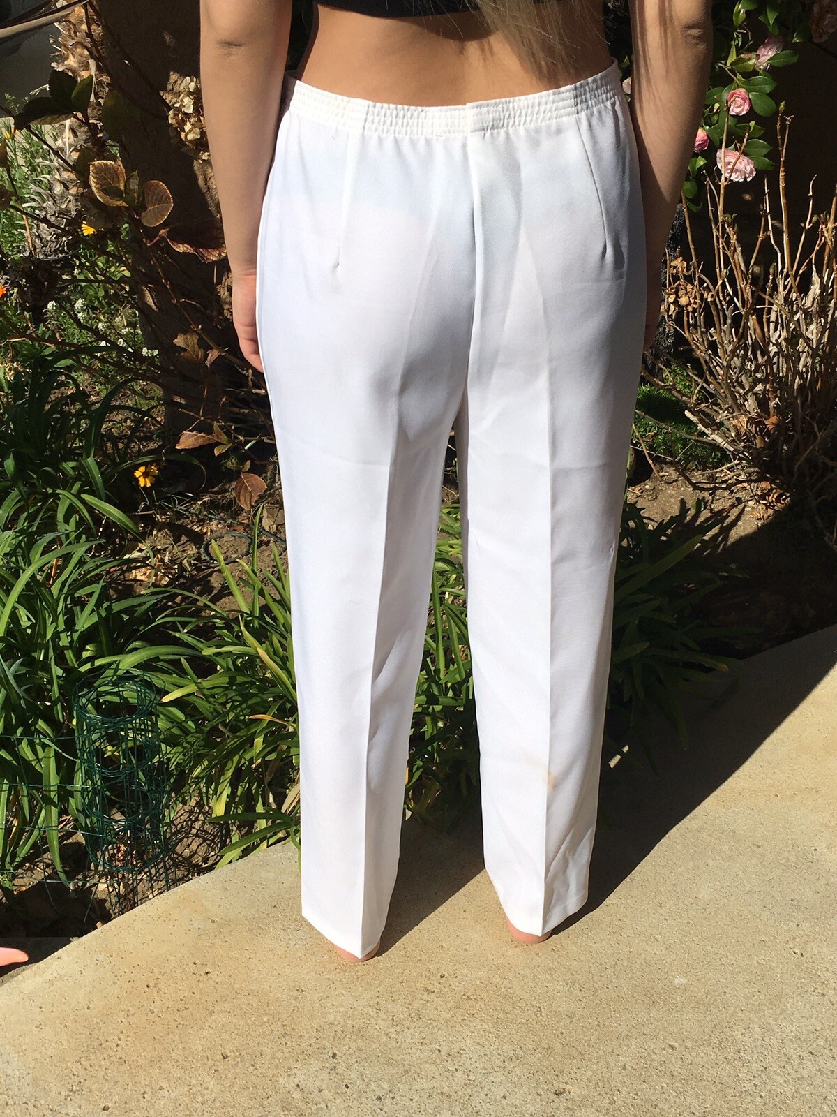 VINTAGE SOLOS By Koret Slacks Pants Uniform 32-36w 26.5 inseam