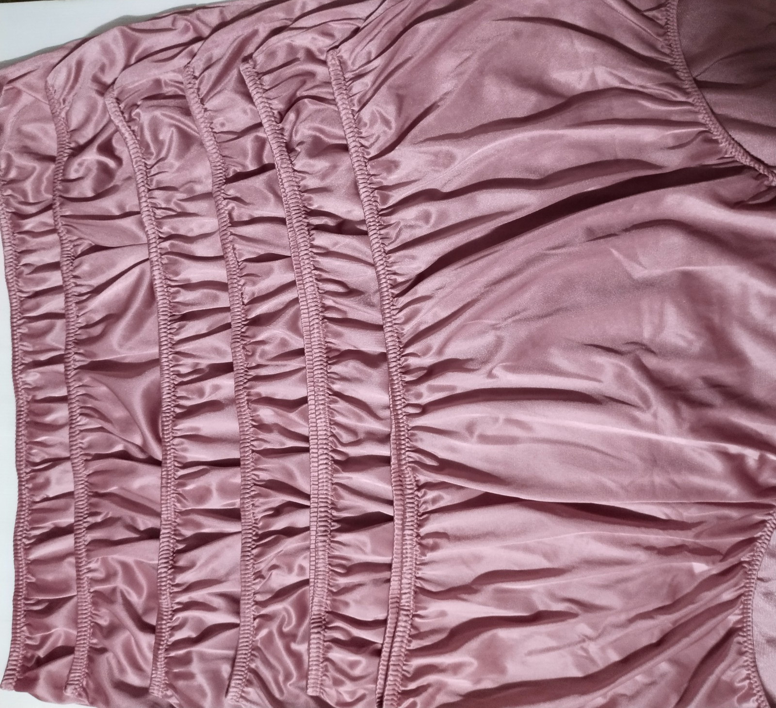 6 Nylon Panties/ High Waisted/ Double Nylon Layer Crotch/ DARK PINK/ 2XL/ 3L