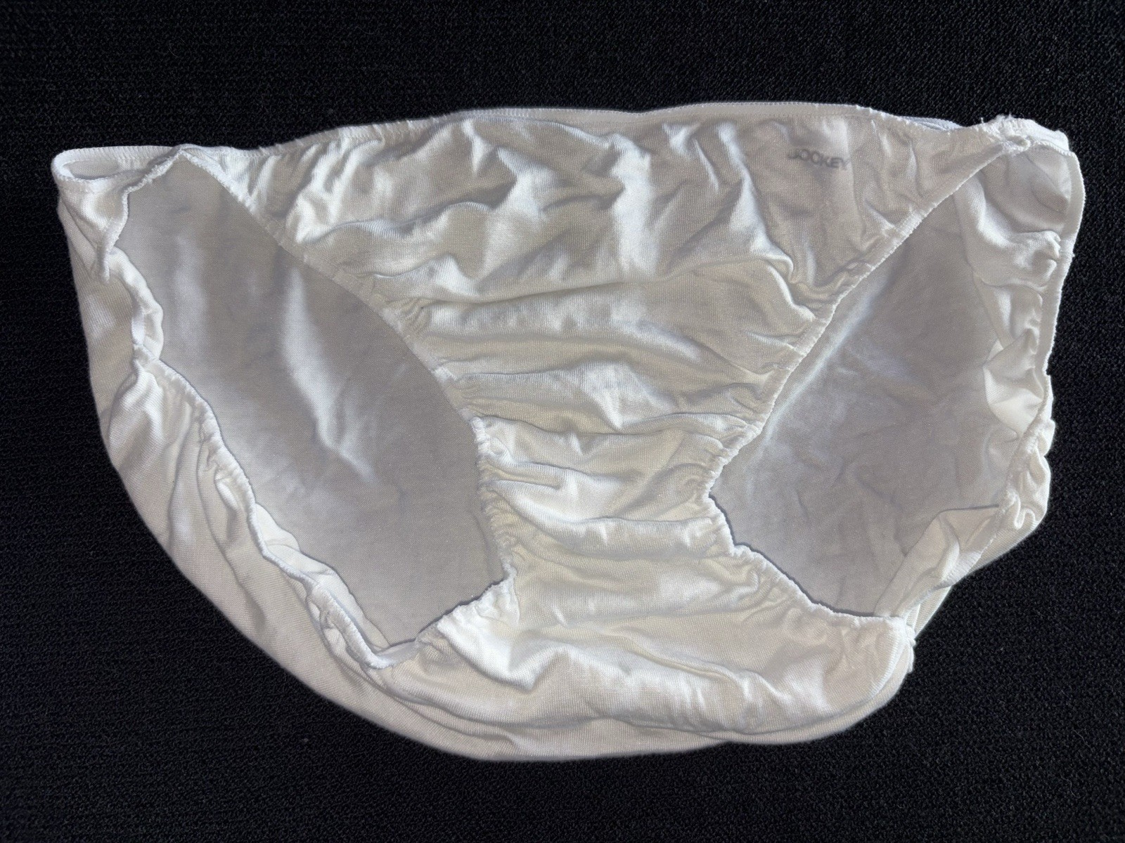 Jockey Y2K Panty Underwear White Modal 6 M Brief Low Rise Early 2000’s Modal