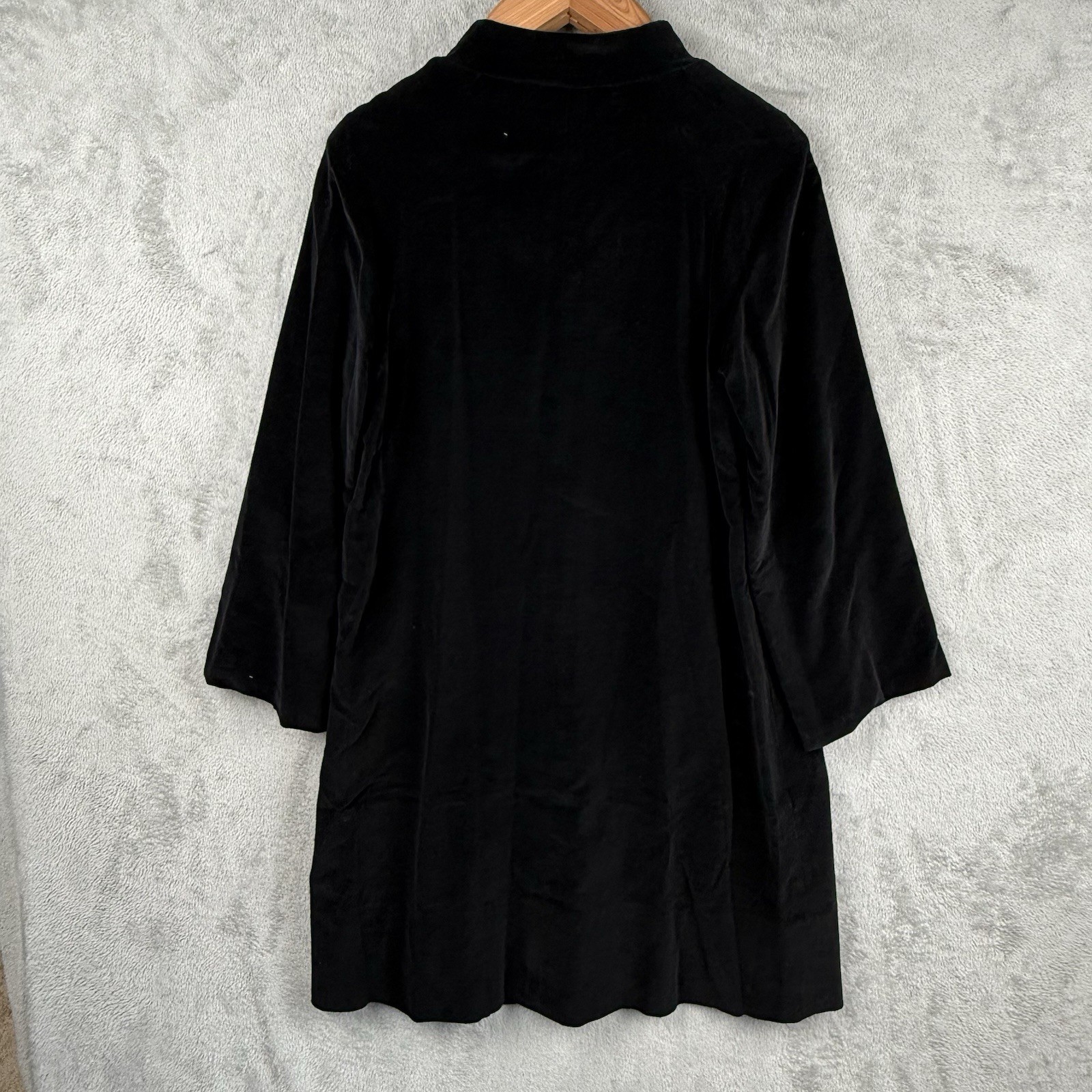 Primitive Handmade Black Velvet Opera Formal Jacket Small Old Hollywood Luxury