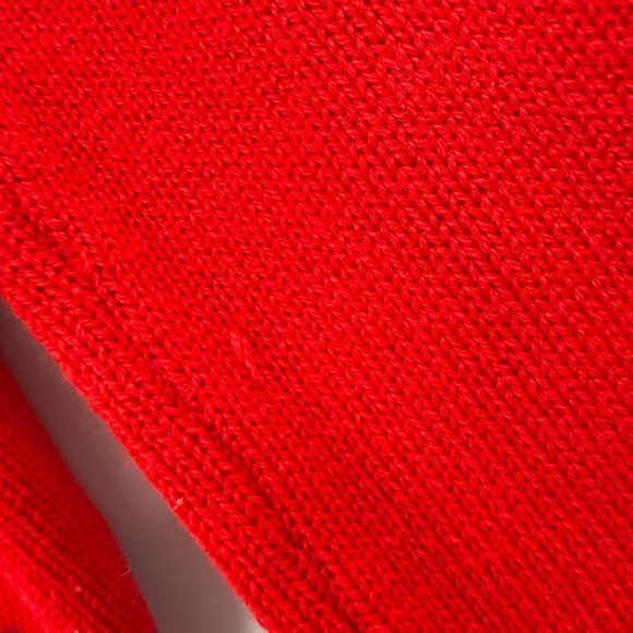 Vintage objectives rainbow heart red sweater kidcore 80s/90s