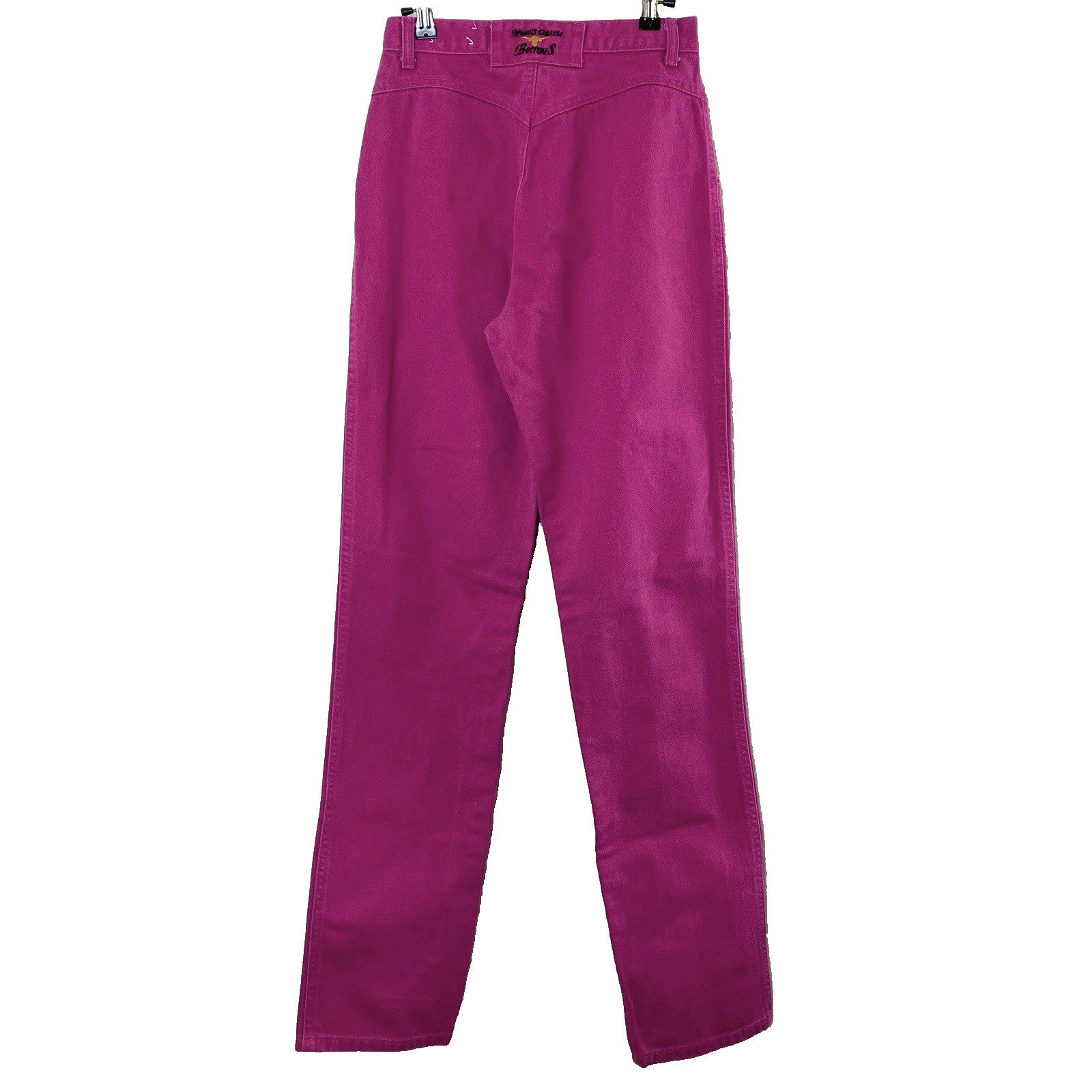 Vintage Jewell’s Classic Bottoms Womens Hot Pink Jeans Juniors 7 100% Cotton USA