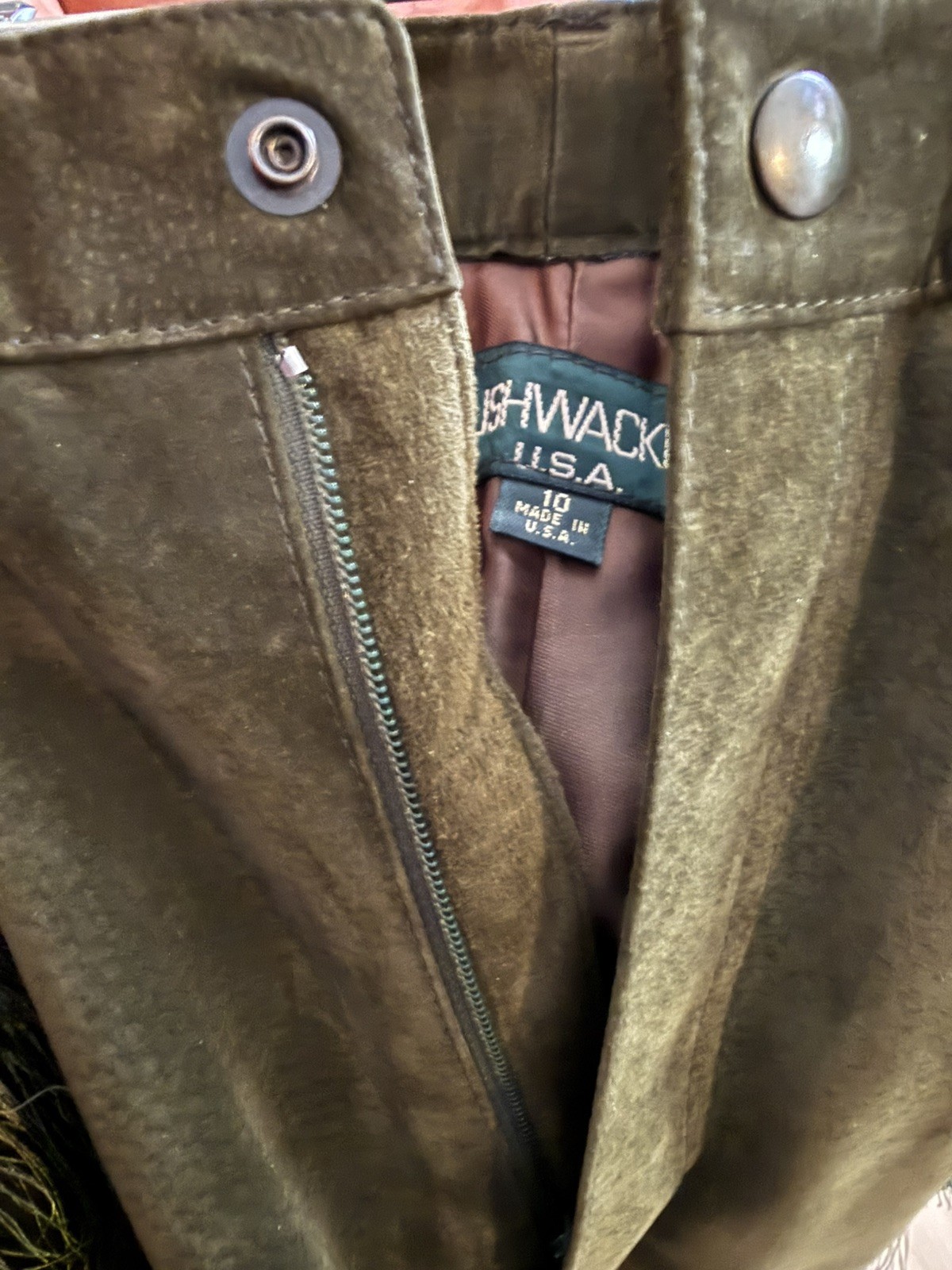 WOW! NWOT Vintage 1980’s Western BUSHWACKER Forest Suede & Peacock Concert Pant