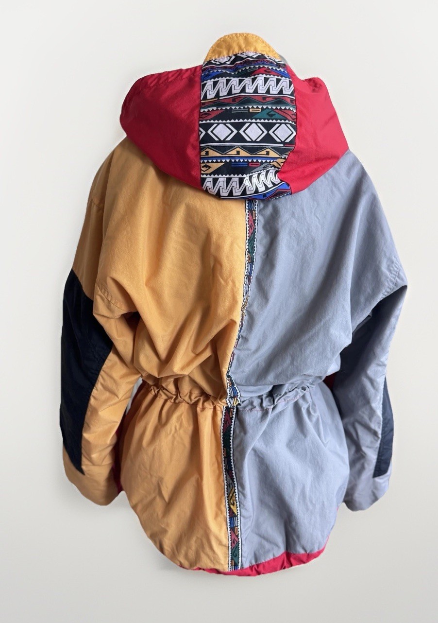 Vintage 80s 90s OBERMEYER Color Block Puffer Outdoor Ski Jacket Juniors/ Women’s