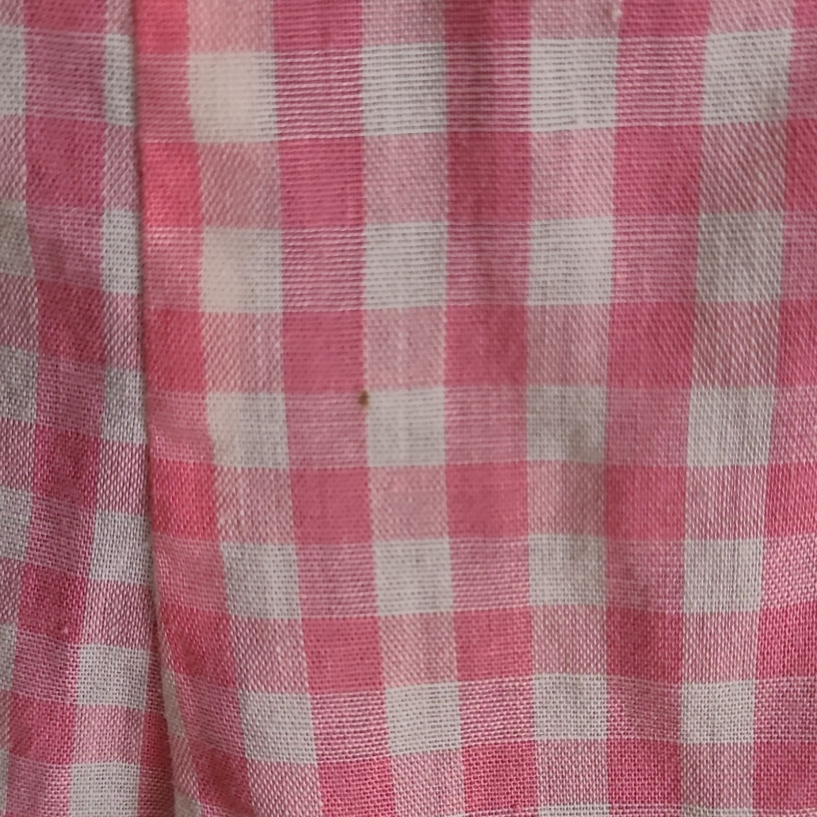 Bill Sims Vintage Pink White Gingham 100% Cotton Dress Size 12 Regular RN 18556