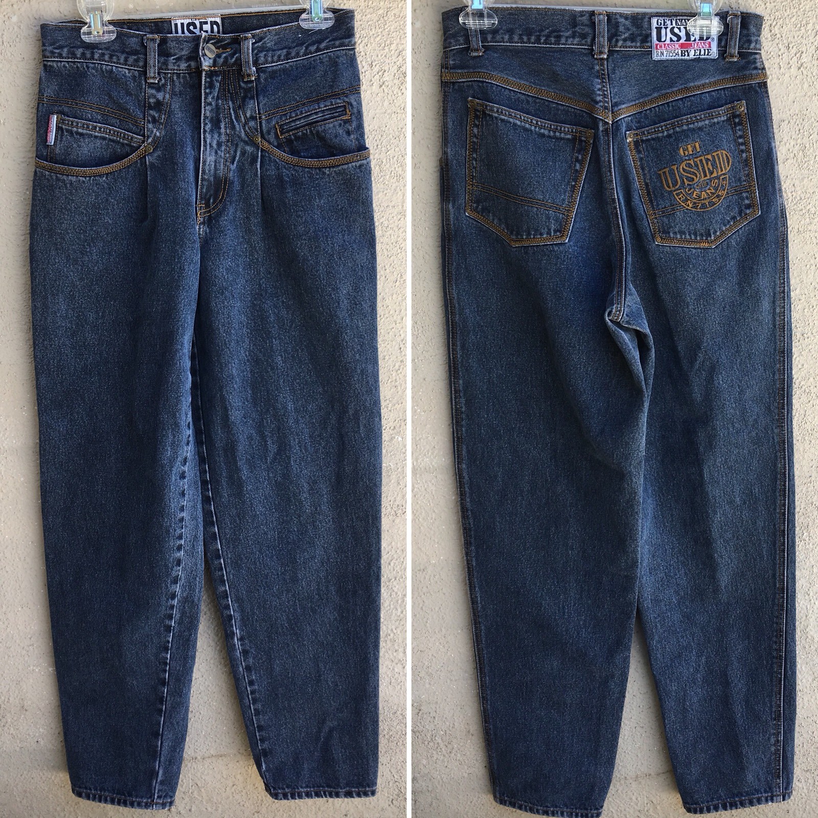 Vintage Get Used By Elie Classic Jeans 90s Hip Hop 29 In Waist Mens Womens 1990s