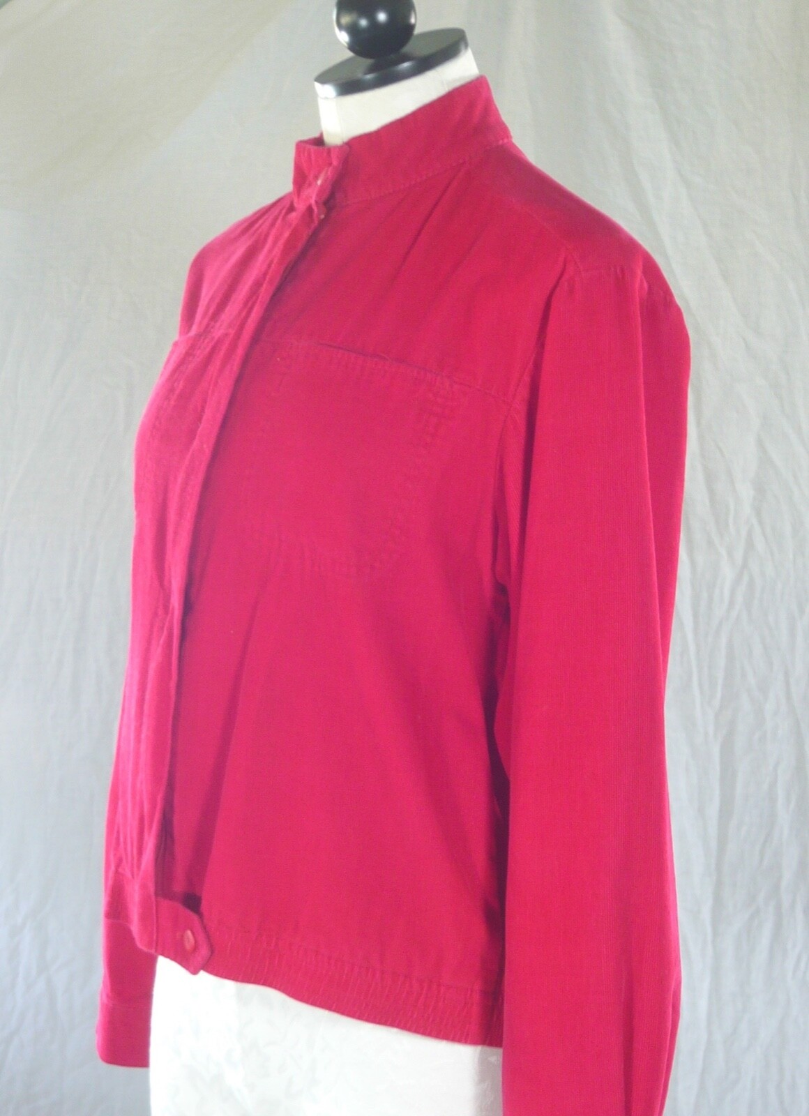 IZOD LACOSTE vintage 60s RED CORDUROY JACKET hipster prep made in Japan L