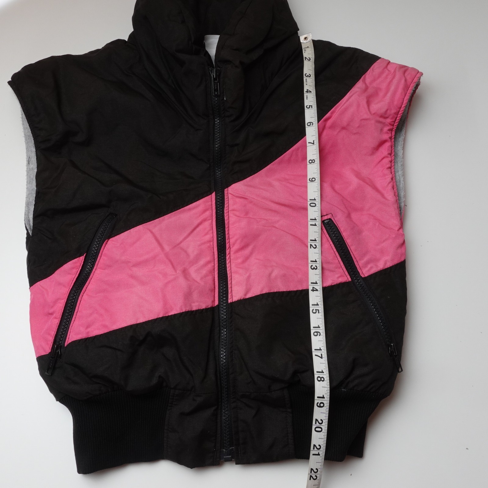 Vintage 80s Durango Womens Neon Pink Puff Vest Threadworks DTW Colorado Ski Smal