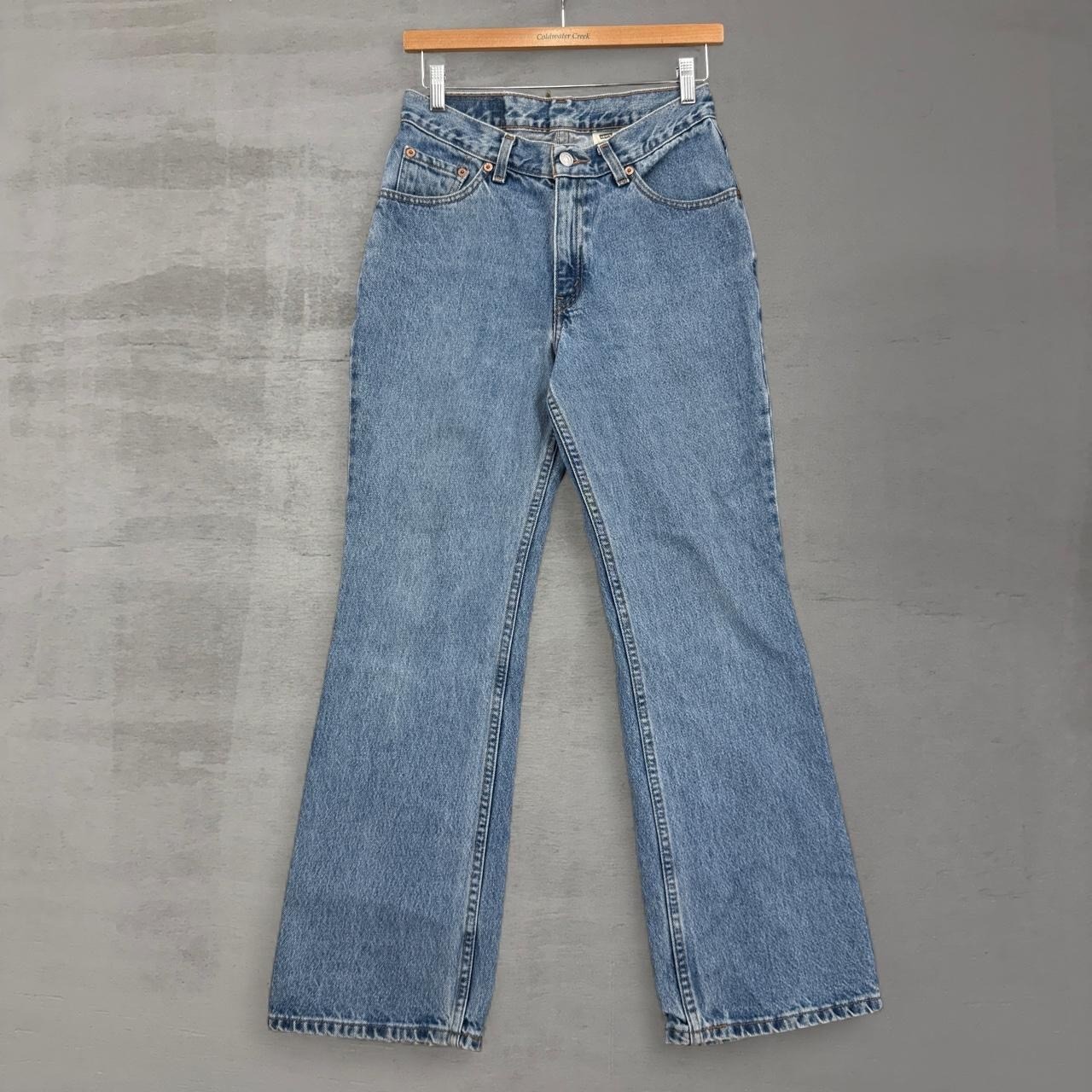 Vintage Levi’s 517 Slim Fit Bootcut Jeans Medium Wash High Rise Denim 9 JR