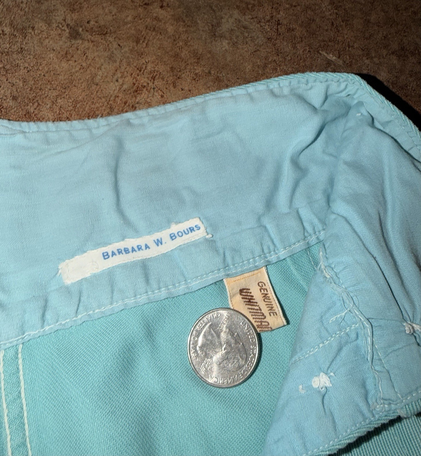 Vintage 40’s 50’s Whitman Gabardine Button Front/Flap Twill Sailor/Play Shorts