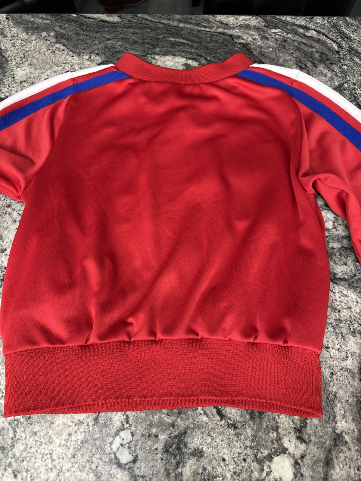 Vtg UCA Varsity Spirit Fashions Cheer Sweater Made in USA Logo Embroidery RED