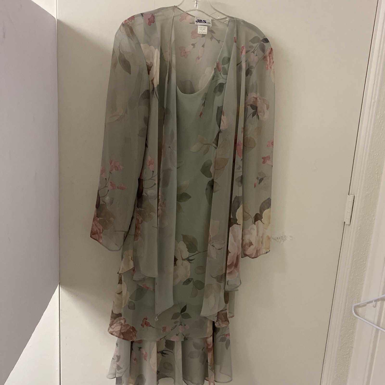 Vintage J.B.S Limited Chiffon Dress 80s