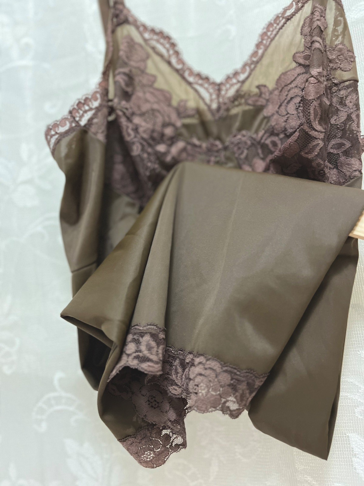 Gossard Vtg. Lace Slip Dress 36 Short