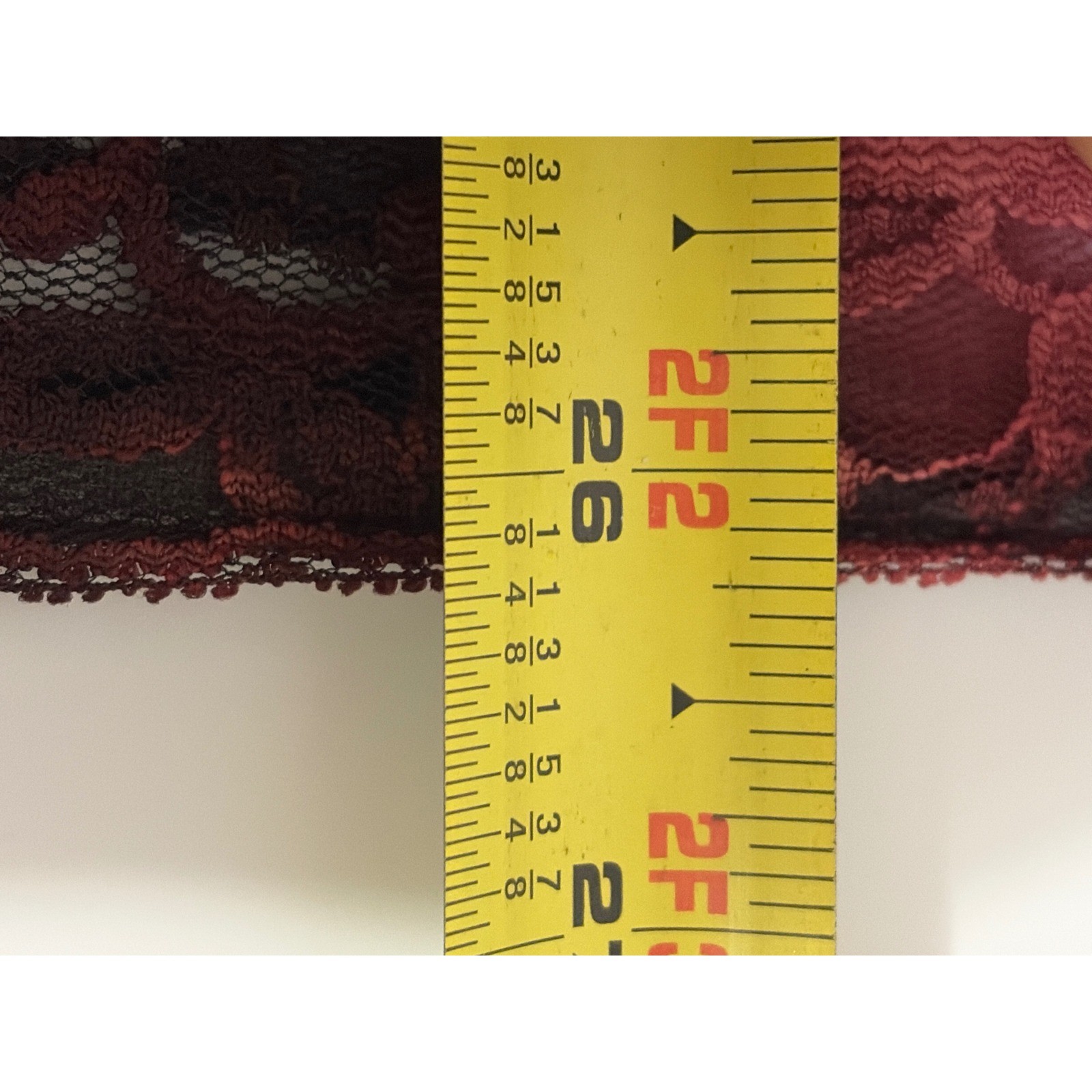 VTG Burgundy Lace S Slip Dark Romantic Goth Vampire Fairy Tie Dye Burgundy Y2K