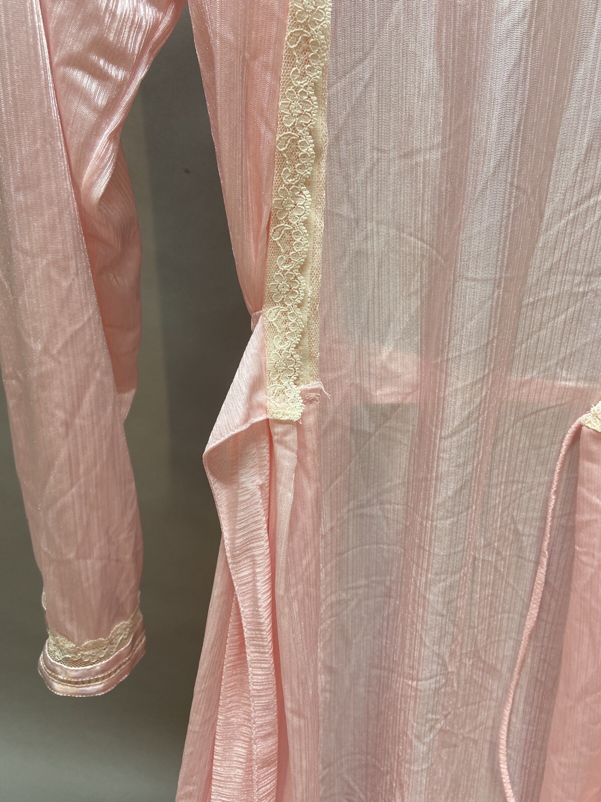 Tom Bezduda For Barad & Co Long Pink Nightgown (Small) Lingerie With Robe (Med)
