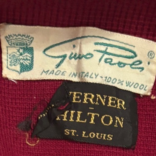 Vintage Erner Gino Paoli Knit Blazer Jacket Womens Large Flaw Read