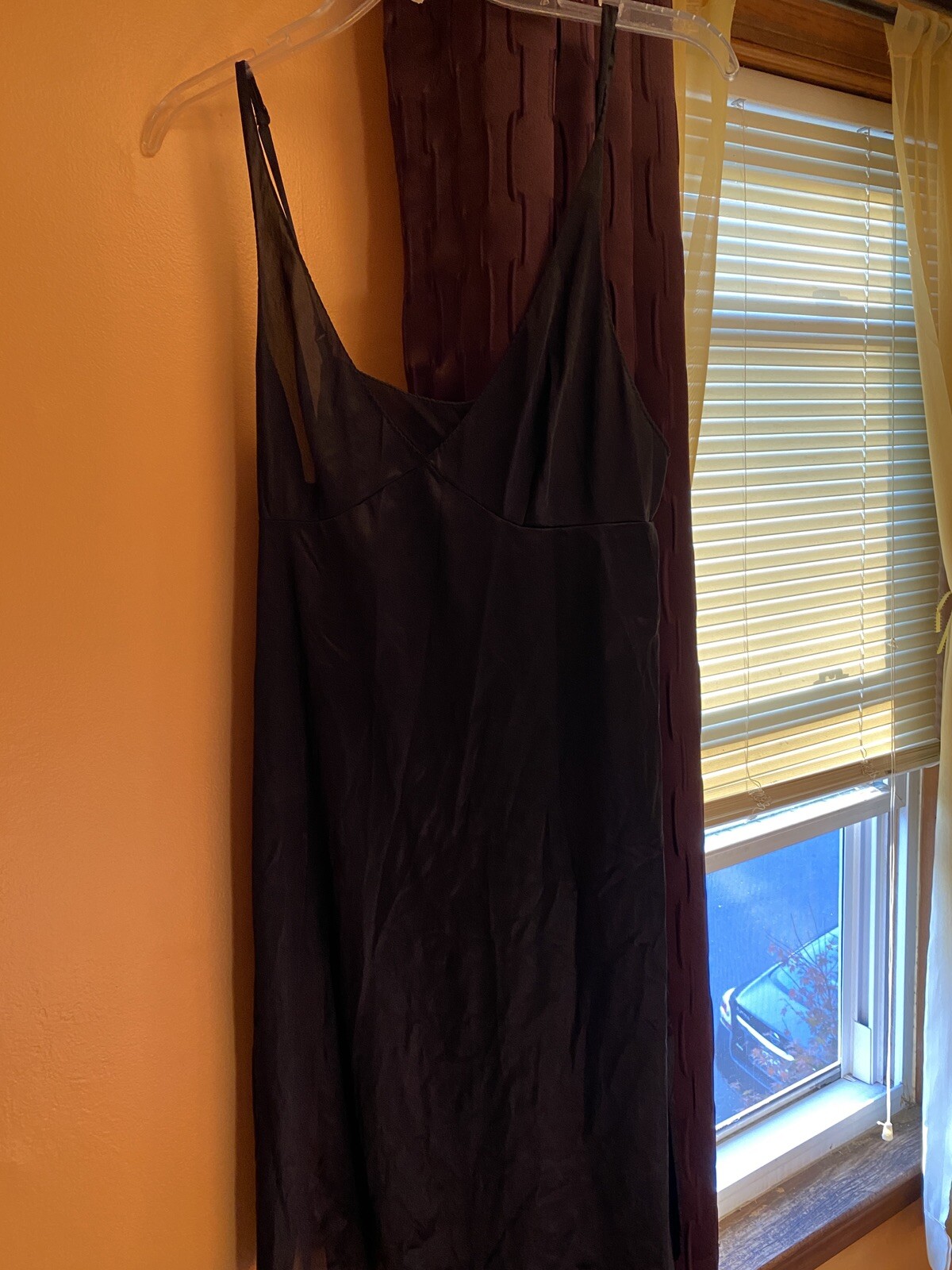 Vintage Decoration Black Full Slip Size 38 & 35″ long Very RARE Excellent