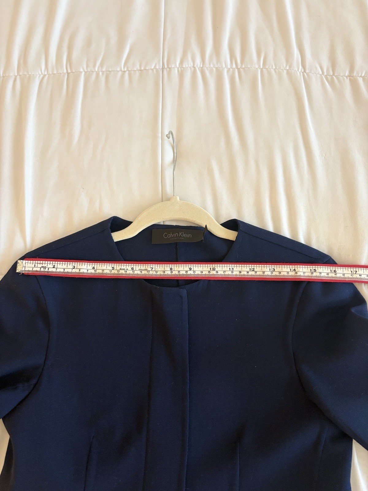 VINTAGE 90s CALVIN KLEIN COLLECTION ITALY 2 PIECE DRESS/JACKET MINIMALISM CBK