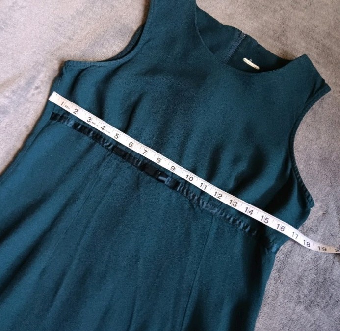Vintage Academia 2 Piece Teal Dress & Jacket Nautical Mod Steampunk Approx Small