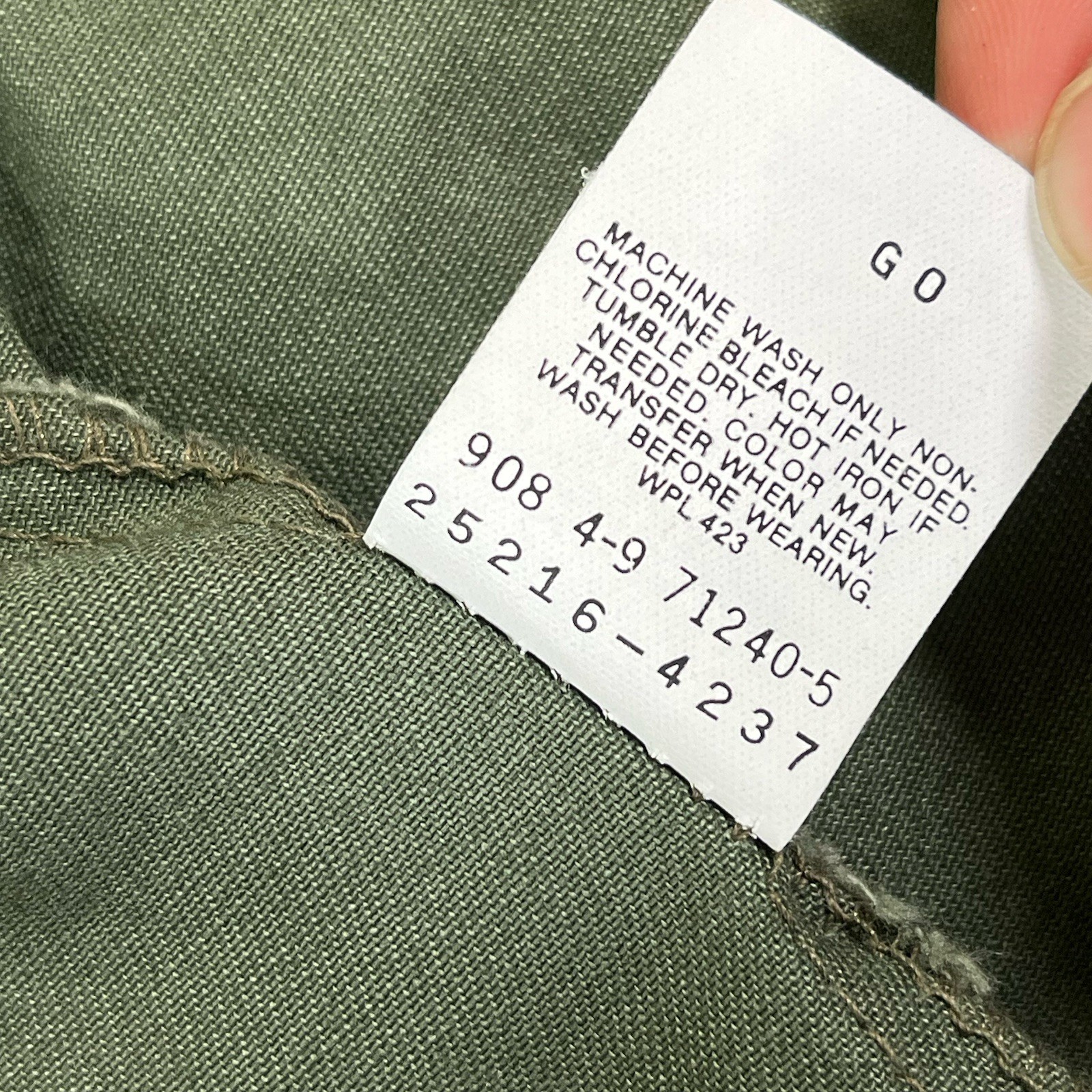 Vintage 1988 Levi’s Dockers Pleated Pants Green Khaki NOS Sz 10 See Photos READ