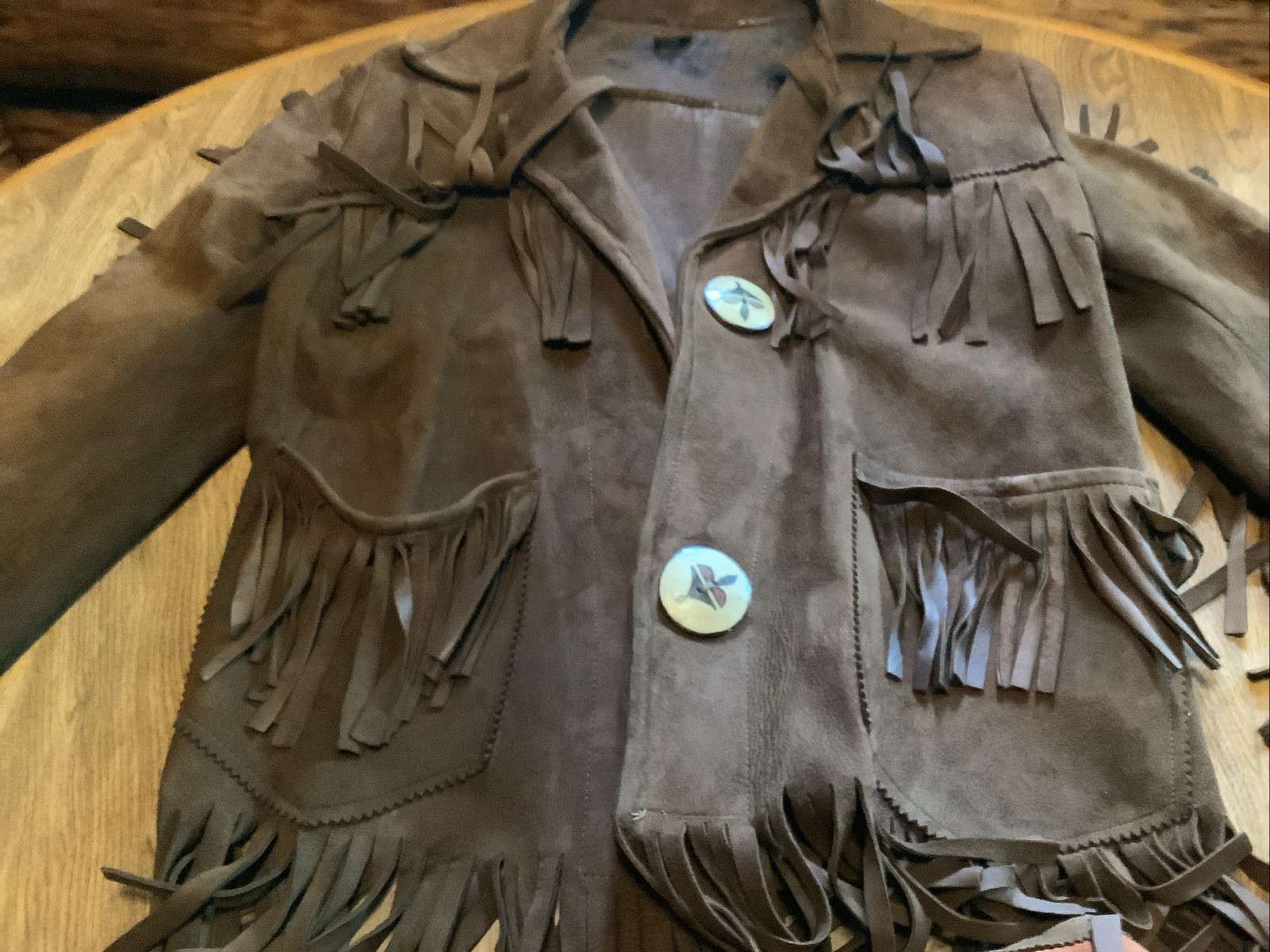 Western Jacket And Skirt Ranch Wear Suede Fringe Sz S