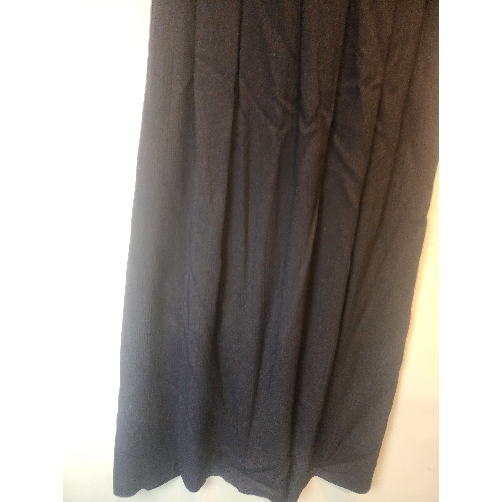 J.B.S. Ltd Vintage Black Embroidered Sailor Collar Midi Dress Womens 10P Petite