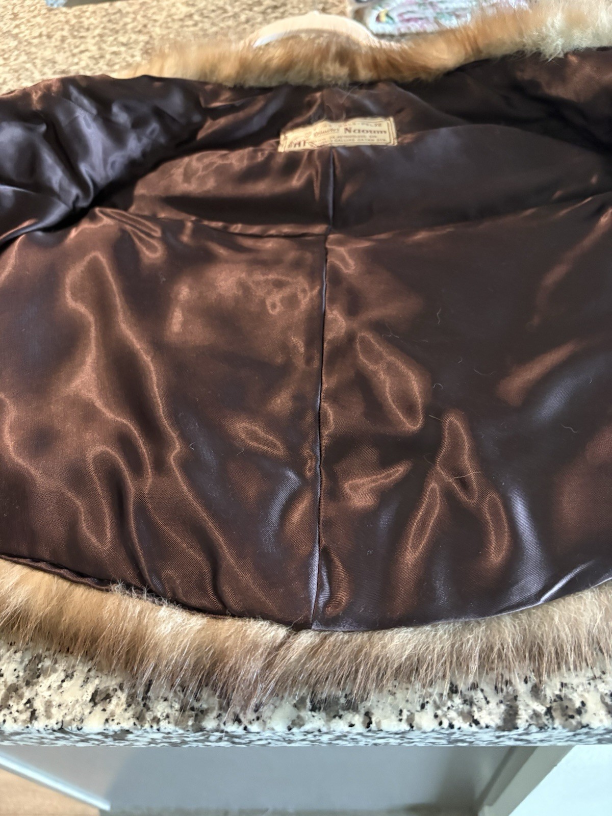 VTG STONE MARTEN SABLE MINK Fur STOLE with TAILS ‘Removable’ Only Owner S/M/L