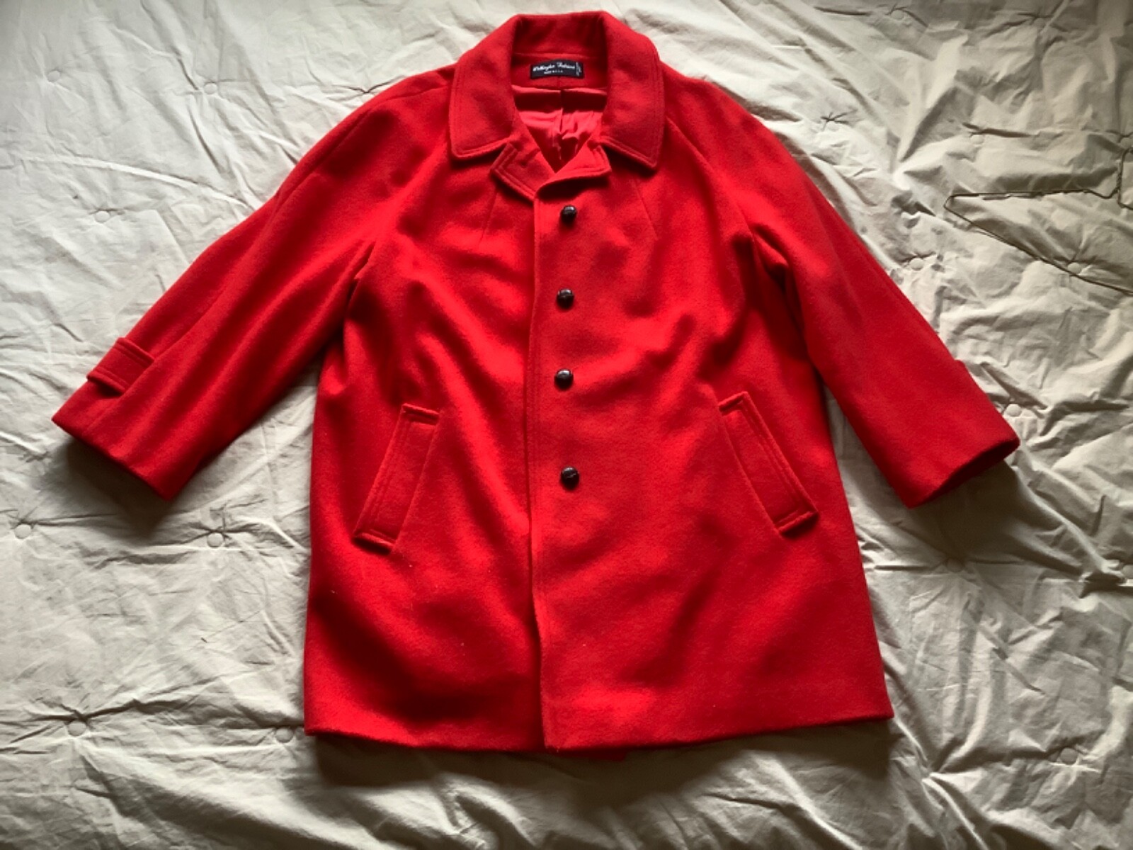 VINTAGE Wellington Fashion Women’s Red Long Coat NOS FREE SHIPPING