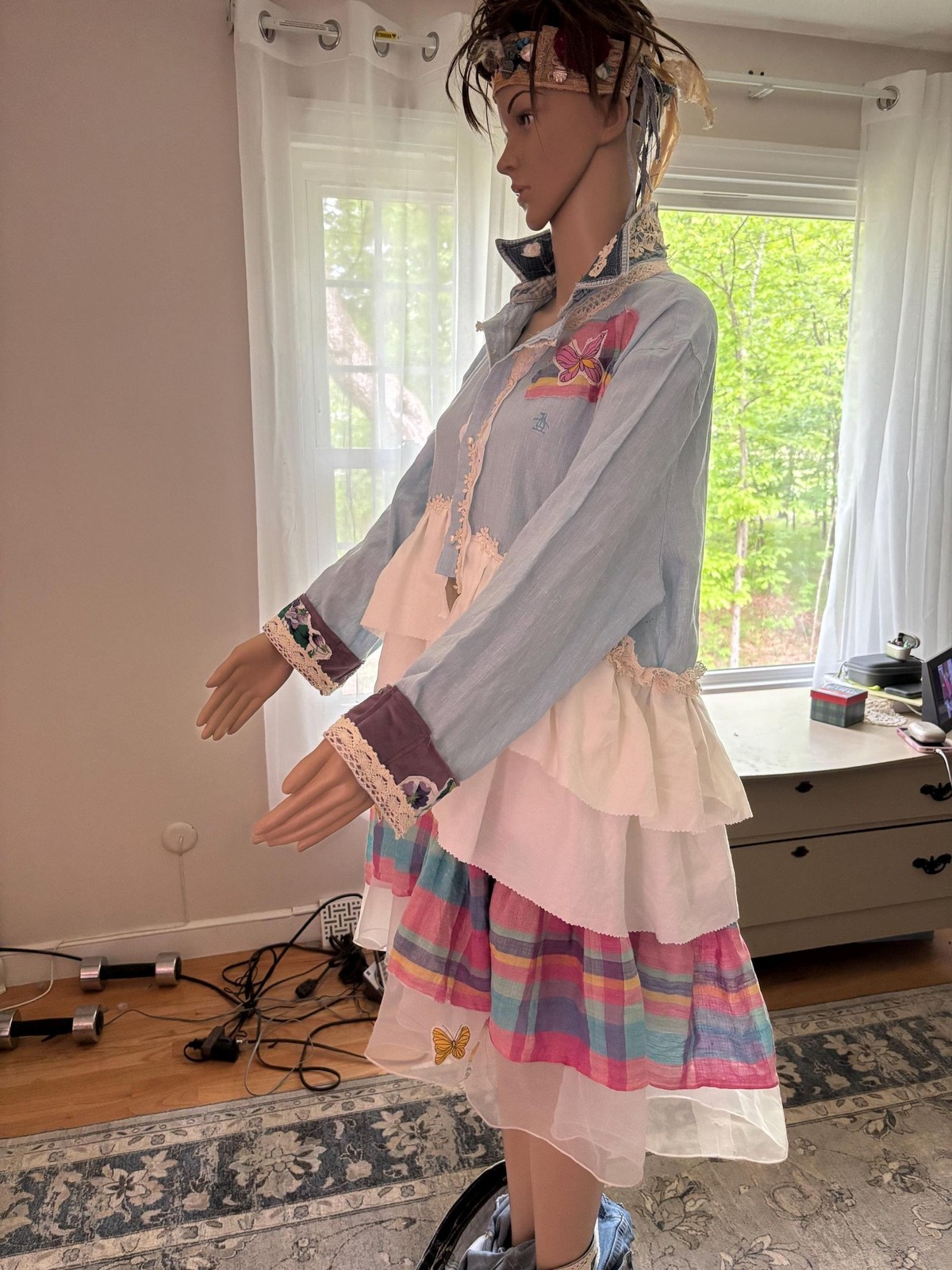 Upcycled Duster Handmade Fairy Style Jacket