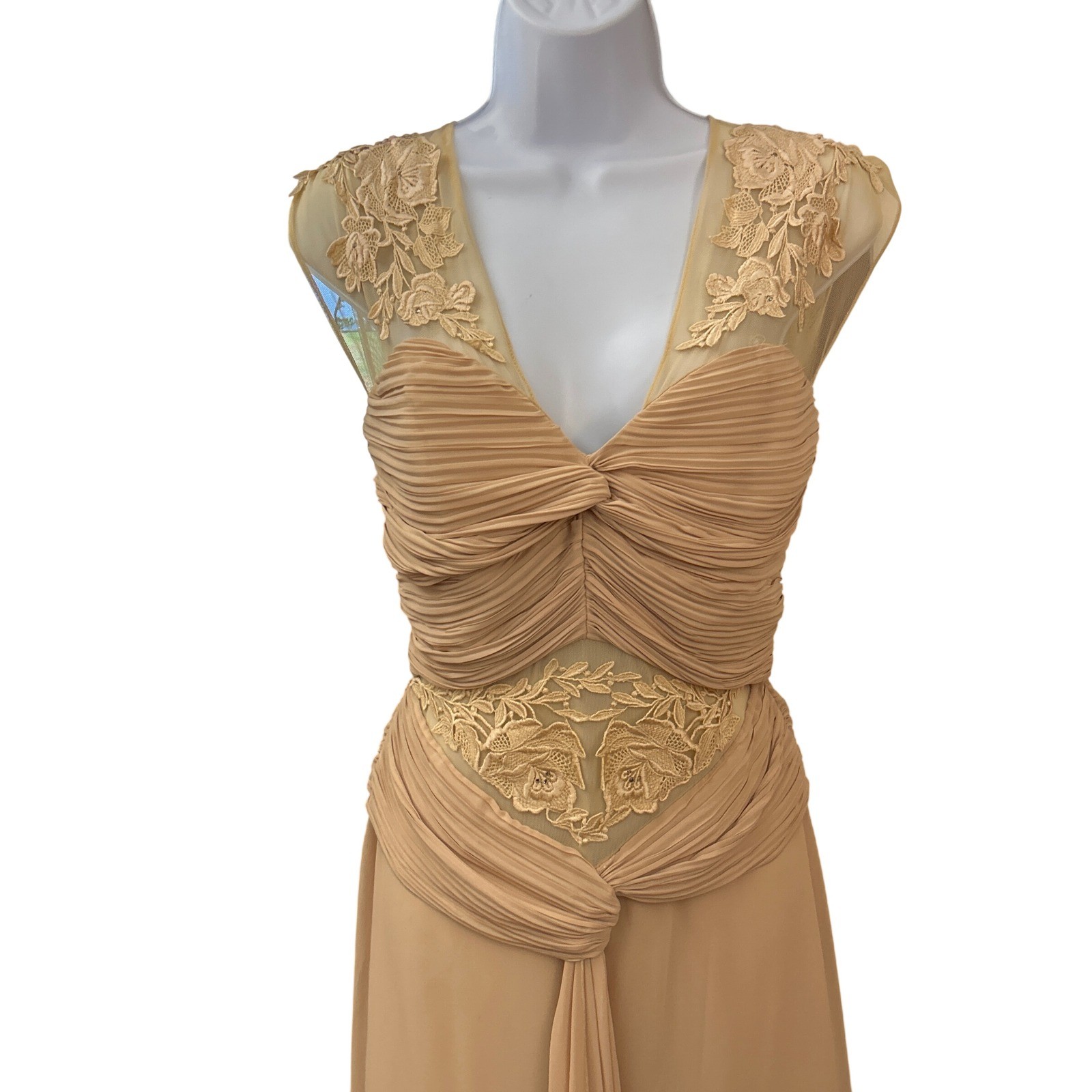 Vintage Joseph Ribkoff Evening Gown Old Hollywood Regencycore Grecian Glamour
