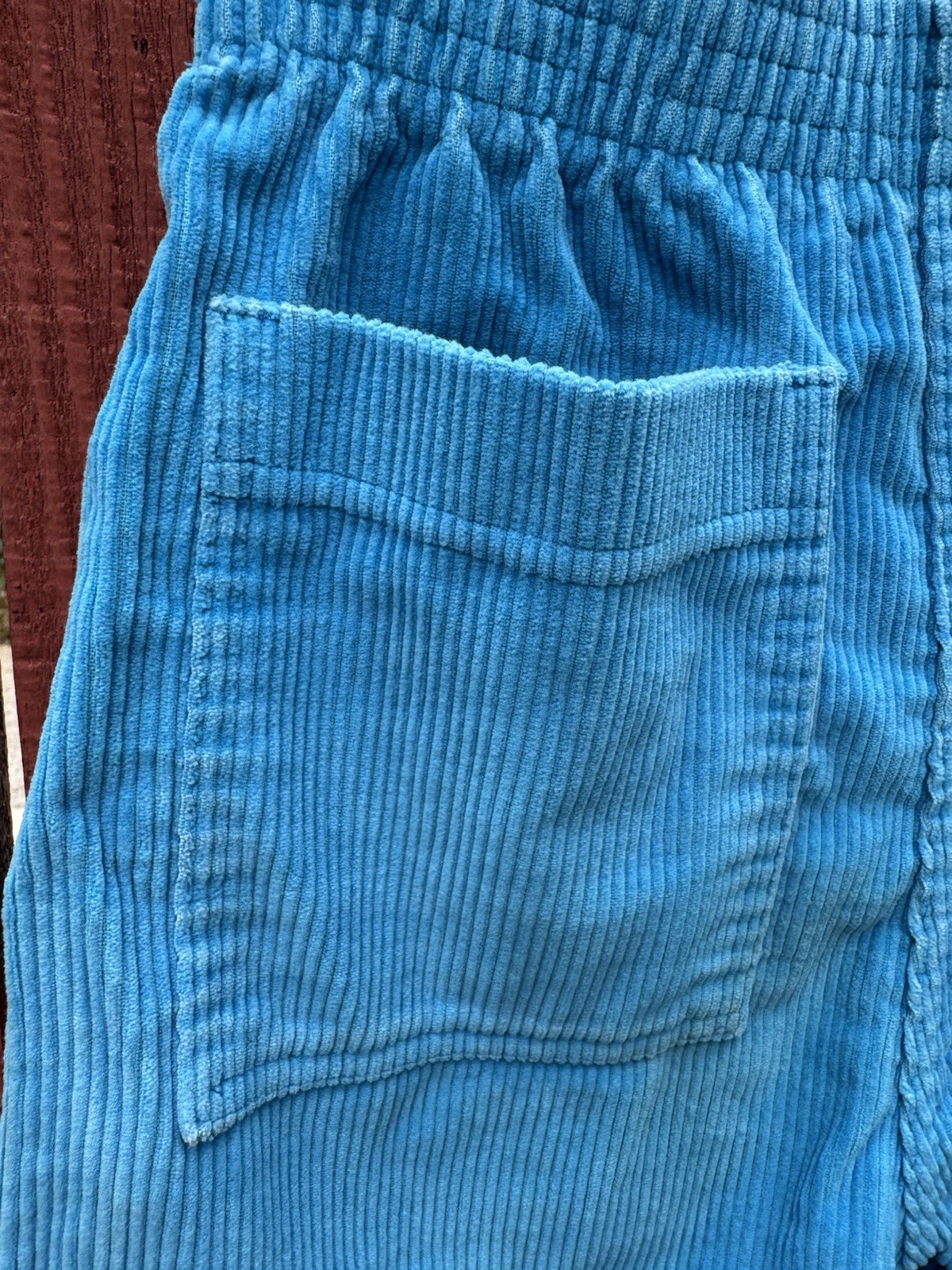 Vintage Ocean Pacific OP Corduroy Shorts Blue Surf Skate Dogtown Longriders 80s
