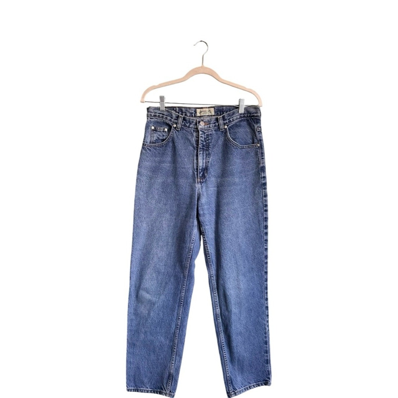 Vintage St. John’s Bay Classic Fit High Waist Blue Mom Jeans Women’s 12