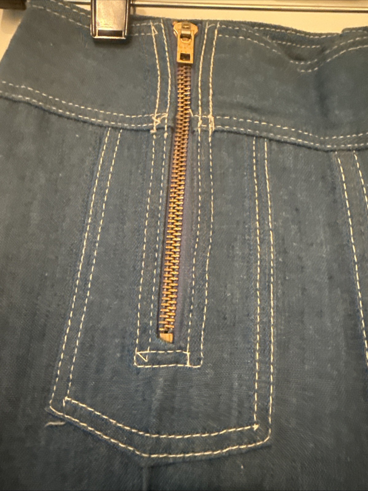 Vintage 1970s Stunning Maverick Double Zipper Jeans New With Tag Size 7/8