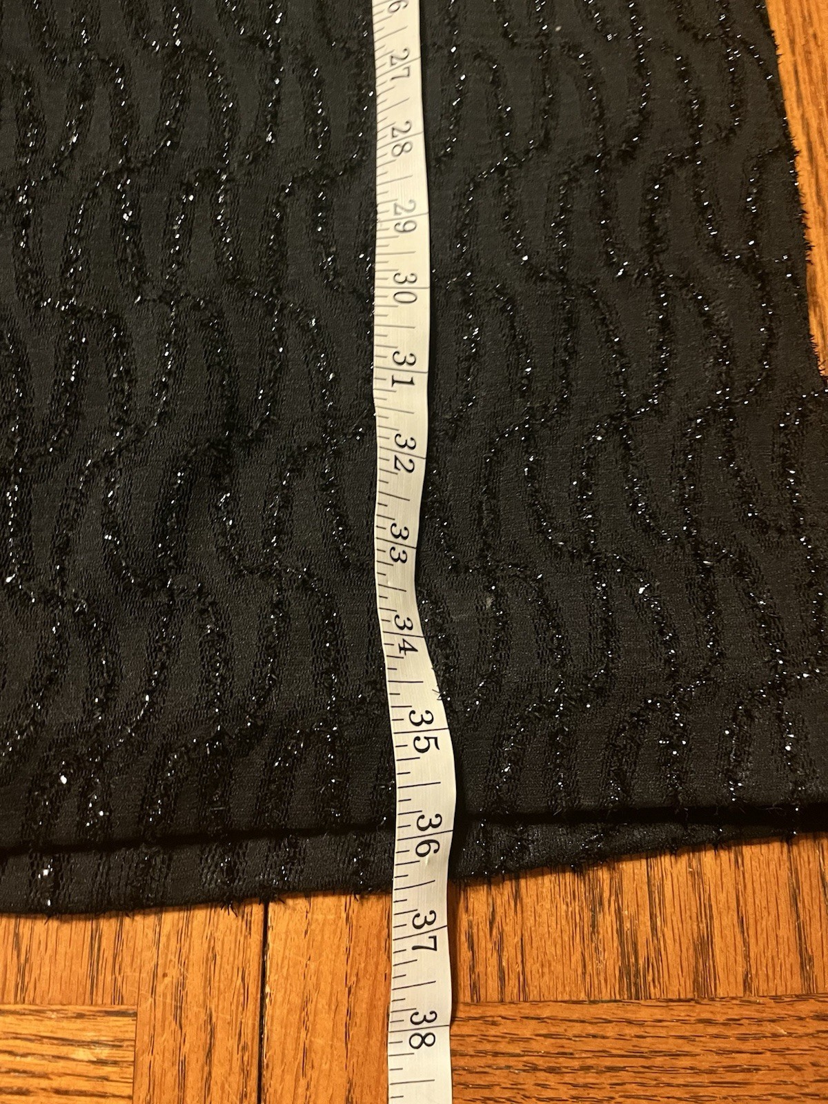 Vtg 80s 90s Niki Originals Dress 10 Medium Black Cocktail Party Sparkle