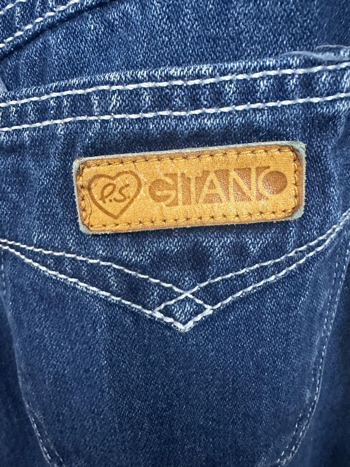 Vintage 80’s PS Gitano Jeans High Waist Dark Wash Blue Jeans Denim Size 8/9 Tall