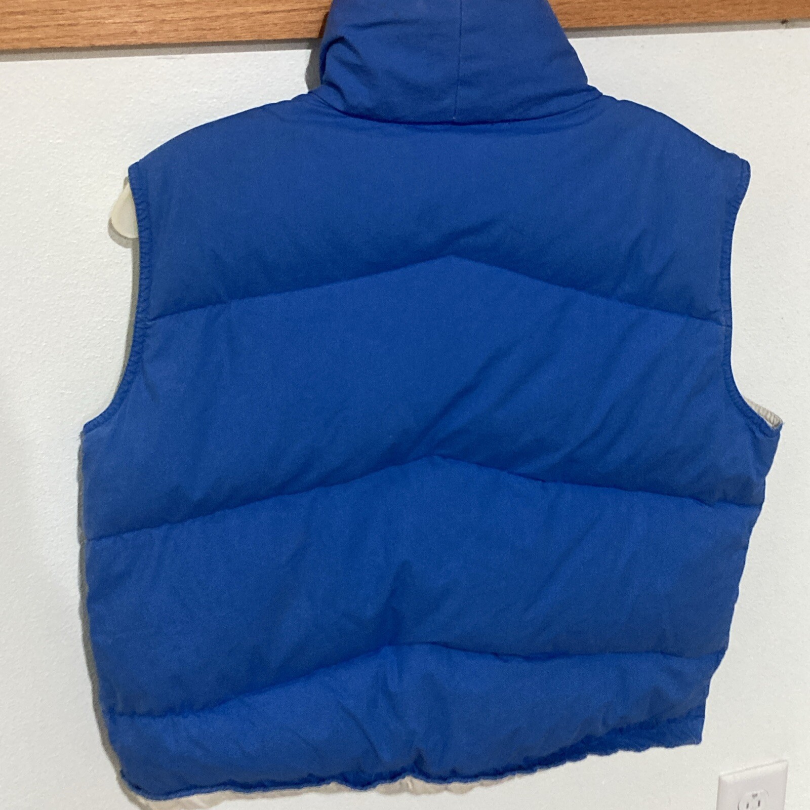 VTG 70s Era J. Gallery Beautiful Blue Retro Duck Down Jacket Size Women’s Large