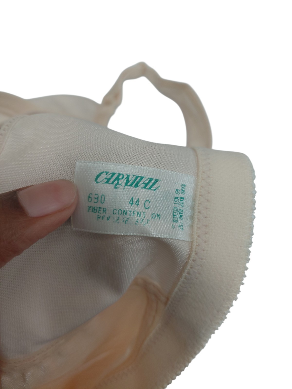 Vintage Carnival Bra Size 44C