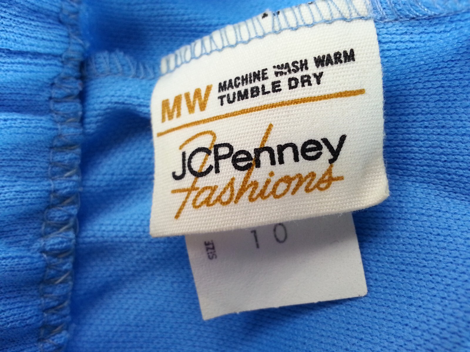 Vintage 1970s Blue JC Penny Fashions Shorts Womens Size 10 Blue