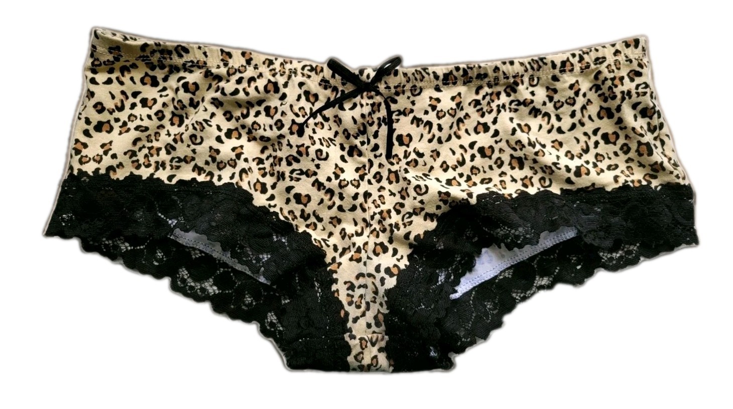 Vintage Lingerie Panties Sissy Animal Bow Medium
