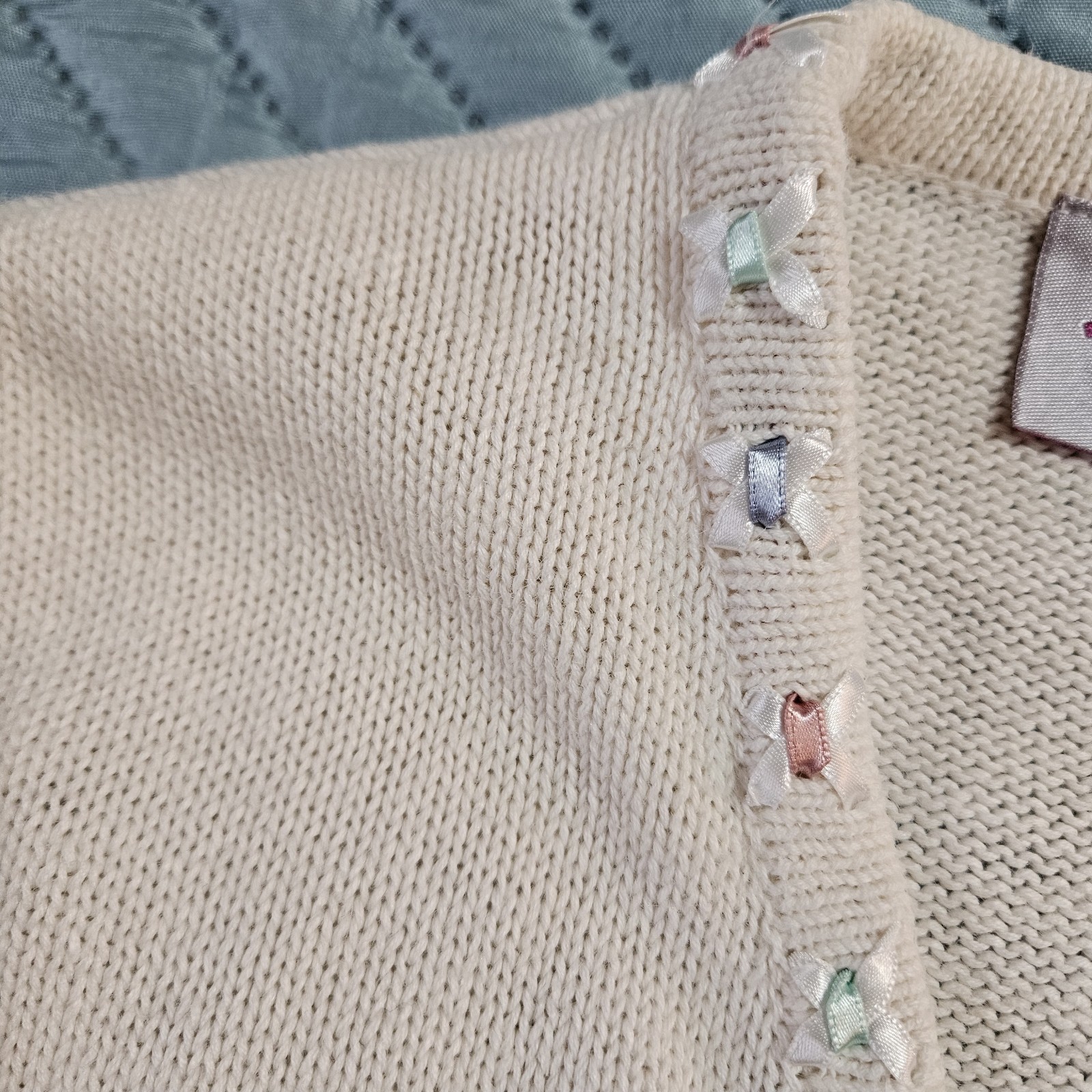 Vintage TanJay Women’s Vest Size Medium Lavishly Decorated Ribbon Flowers Beads