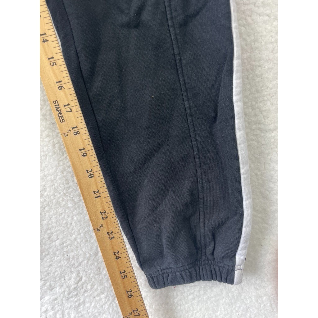 MSGM Side Logo Tape Jogger Sweatpants Womens Size S Black Track Pants Casual