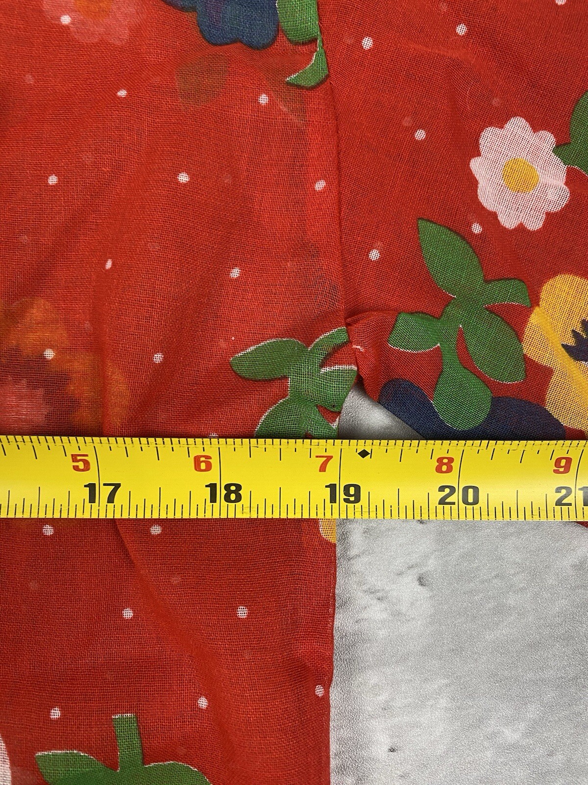 vintage 70s DURABLE PRESS BLOUSE TOP FLORAL POLKA DOT SHEER PULLOVER AOP