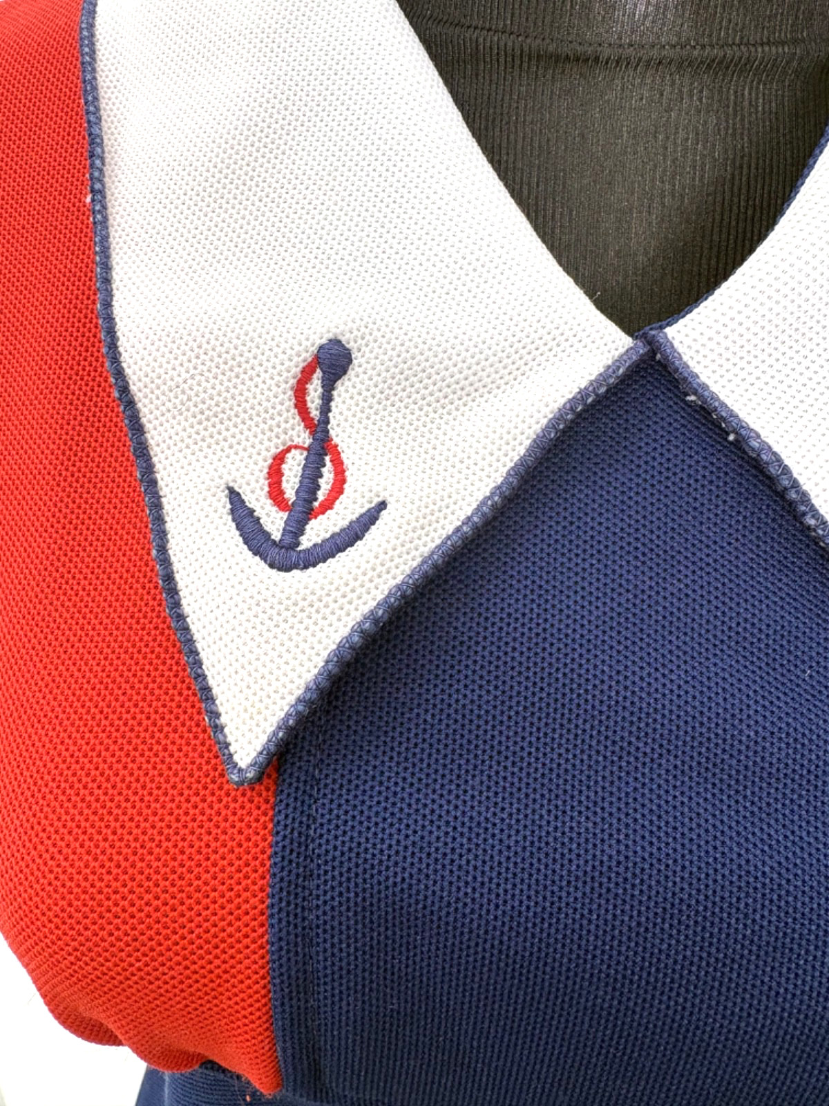 Vintage Teena Paige Fashion Color Block Mod Sailor Dress