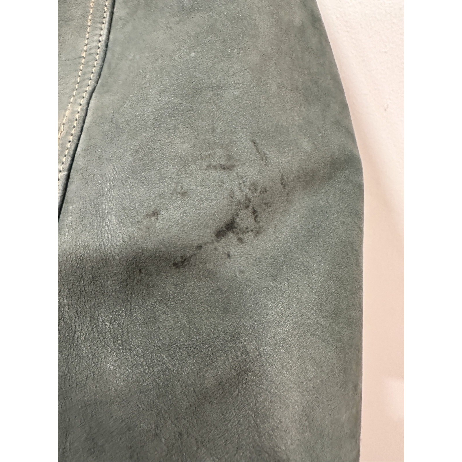 Vintage Lloyd Elliot Country Club Leather Jacket Green Womens M