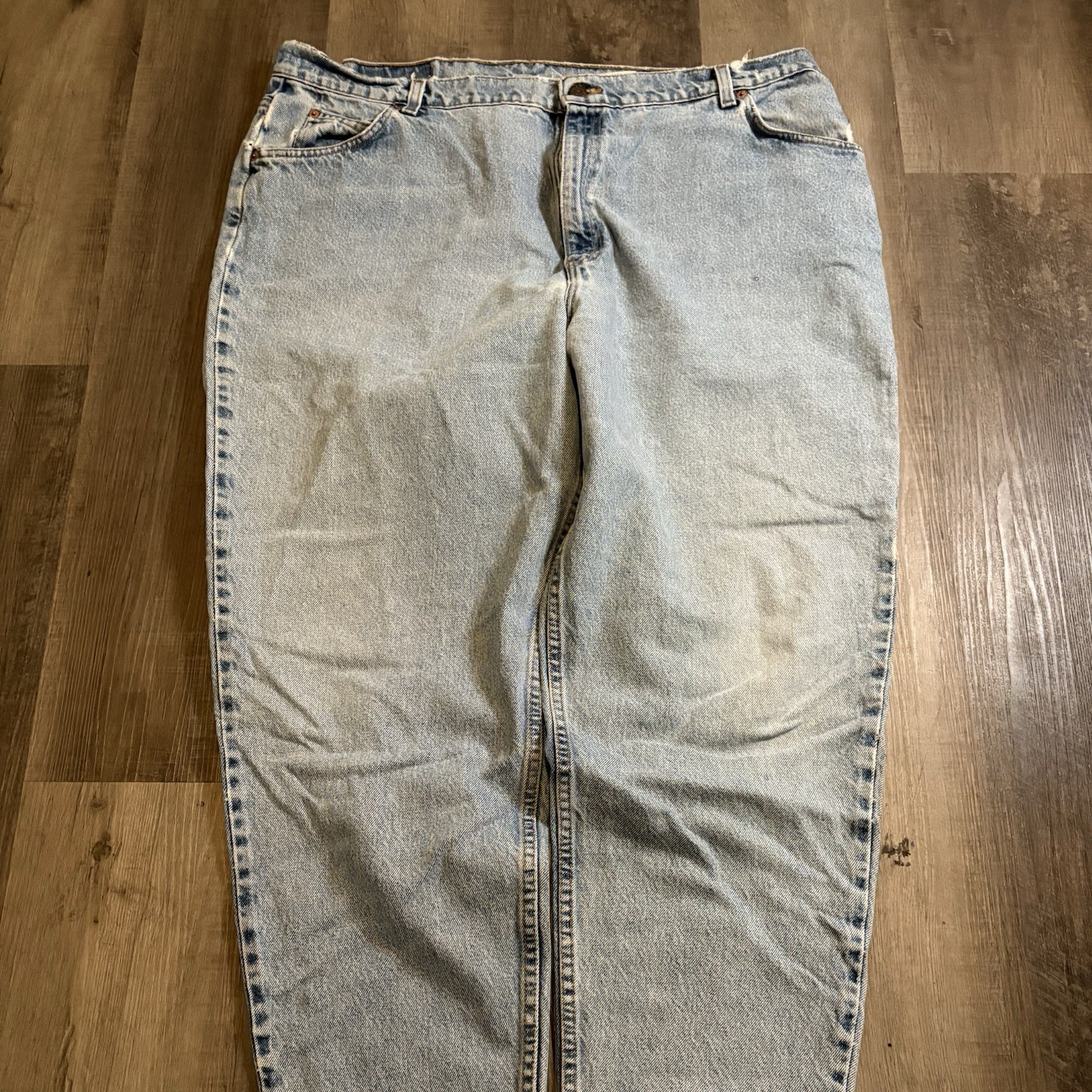 2x Vintage 1990s Levi’s Orange Tab Jeans (Women’s, 1996) (42×30)