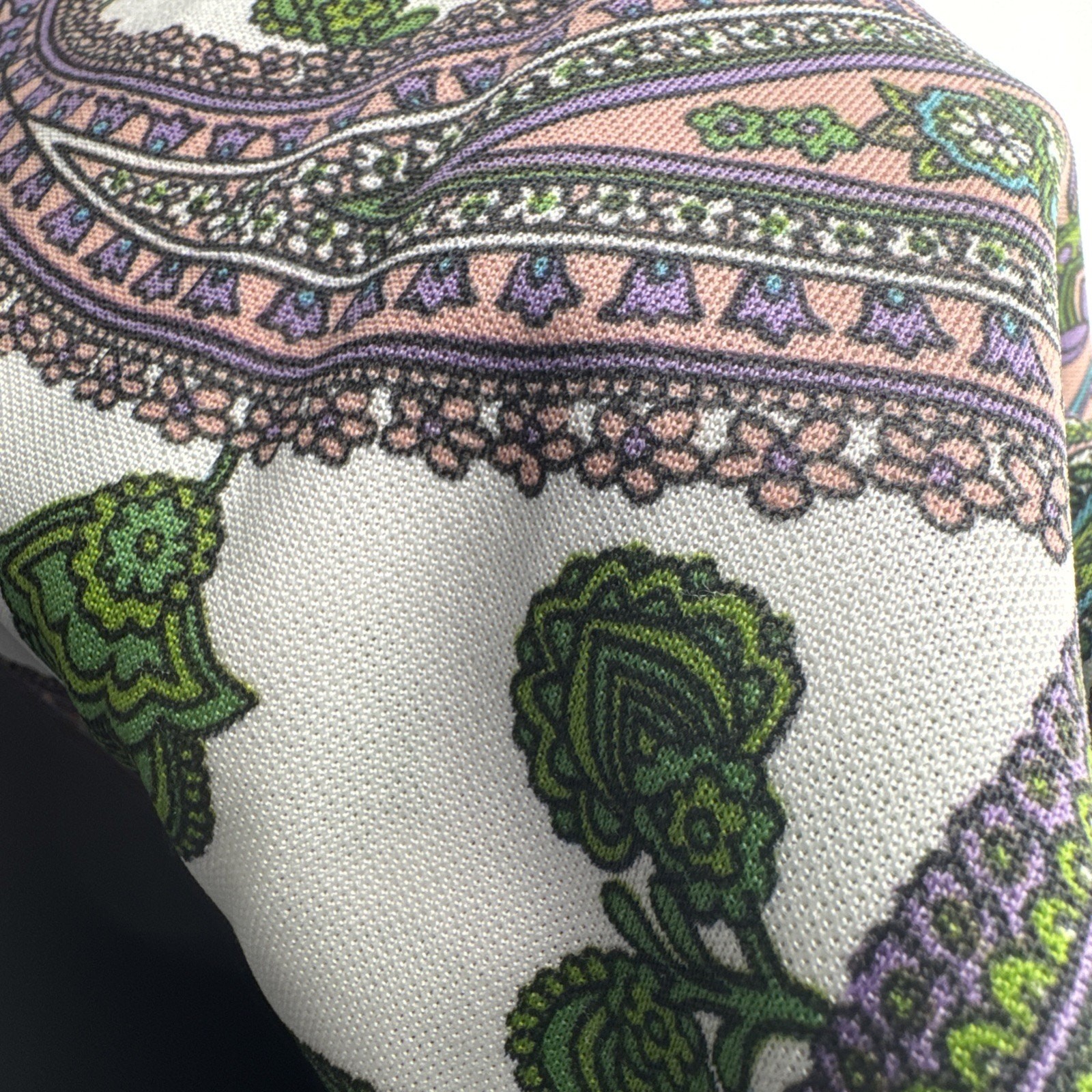 NWT Rare VTG Psychedelic Hippie 60s Floral Paisley Boho Maxi Skirt Small medium
