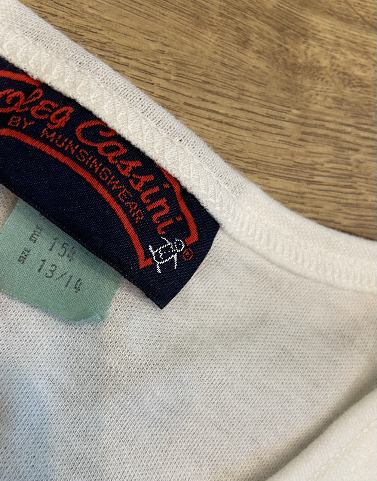 Vintage 70s OLEG CASSINI by MUNSINGWEAR Baseball Theme Shorts and Tee Set SZ M