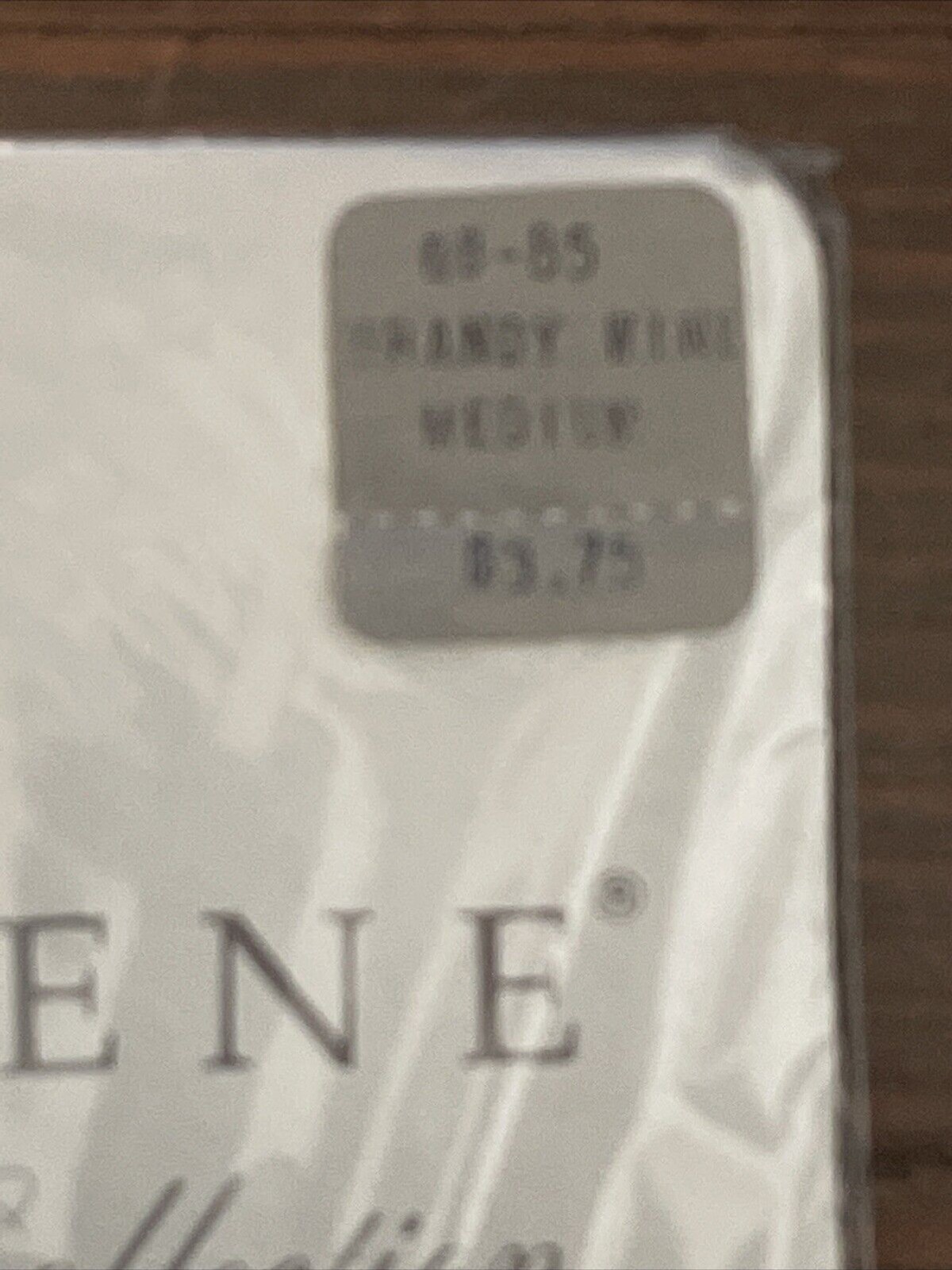 Vintage Geoffrey Beene Brandy Wine Medium Pantyhose NWT Sheer Executive Nylon