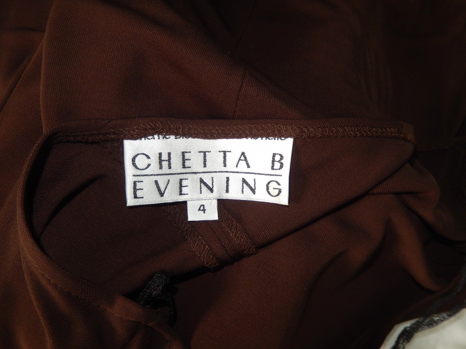 Vintage Y2K Chocolate Brown One Sleeve Shoulder Crystal Maxi Cocktail Dress XS