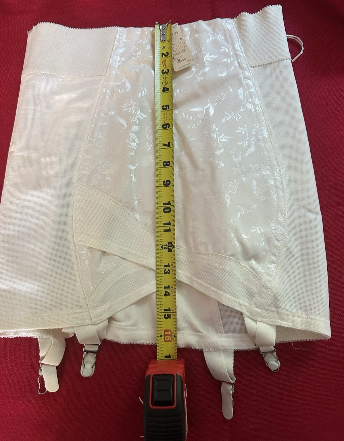 Vintage Brand New with Tags Girdle with Garter Clips & Open Bottom Design W/Box